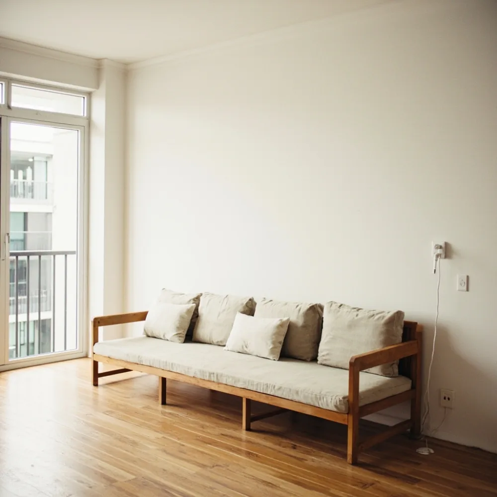 Low profile majlis furniture set in a compact Singapore living room