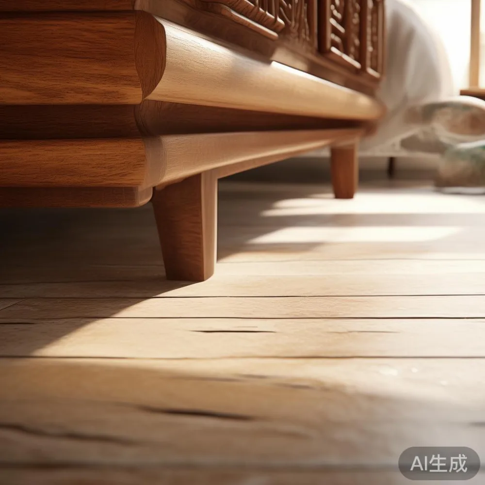Buying Majlis Furniture Online in Singapore: Delivery, Assembly, and R — detail of the base and leg construction on a bed