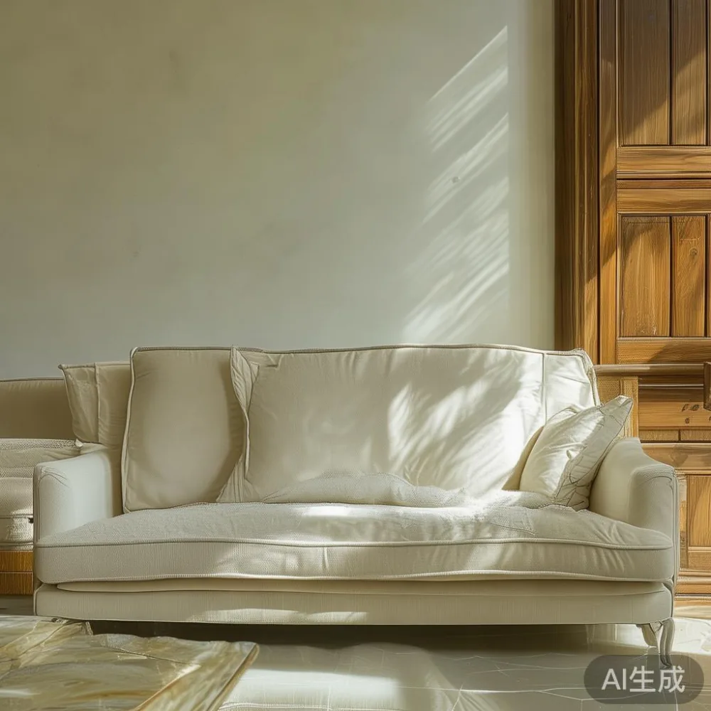 Caring for a Lacquered Surface in a Tropical Climate: A Majlis Furnitu — staged against a plain wall with a linen sofa ne