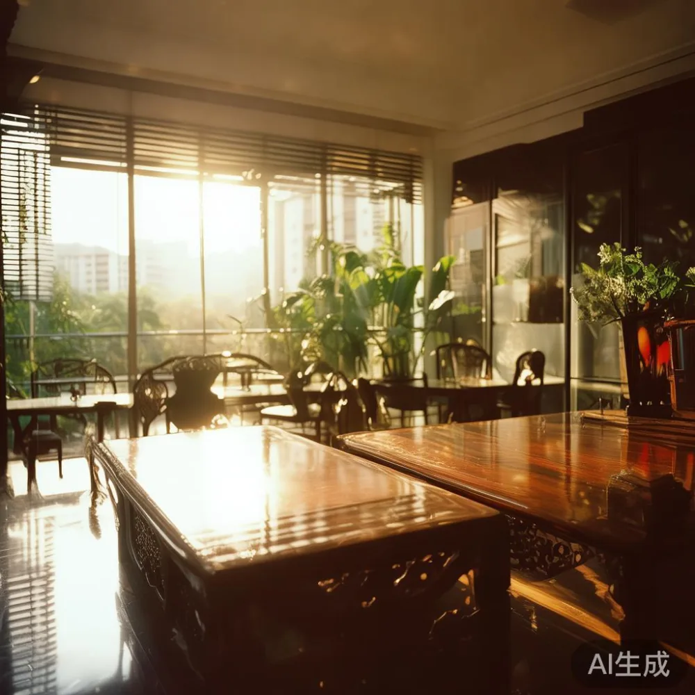 Caring for Lacquered Surfaces in a Tropical Climate: What Every Singap — in a sunlit Singapore HDB living room, morning l