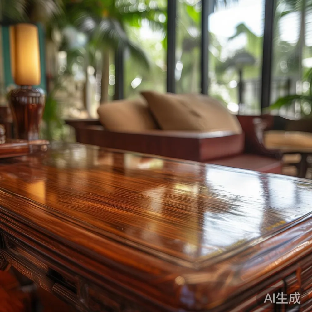 Caring for Lacquered Surfaces in a Tropical Climate: What Every Singap — close-up of the grain and joinery detail, shallo