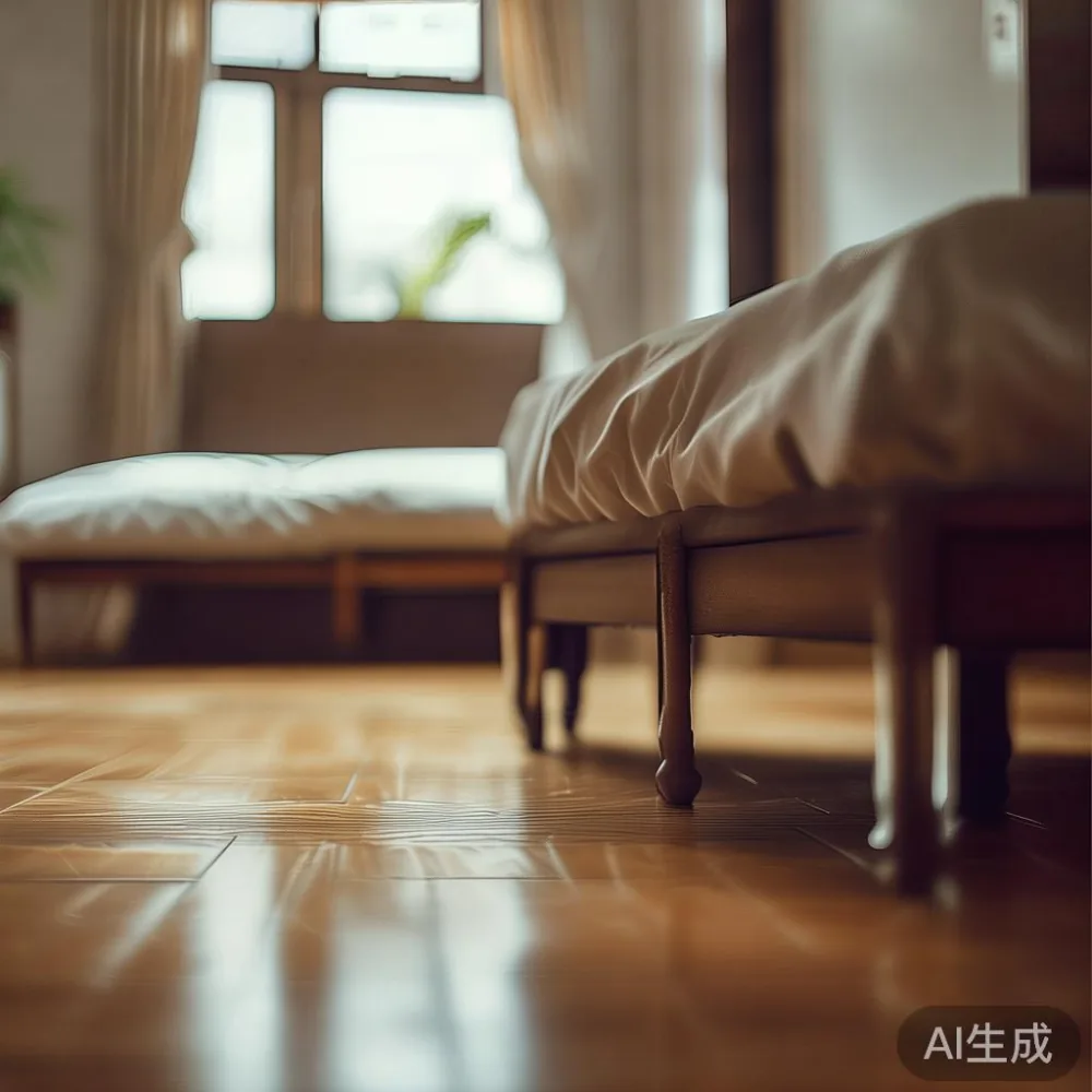 How to Style a Small Singapore Apartment with Majlis Furniture (Withou — detail of the base and leg construction on a bed