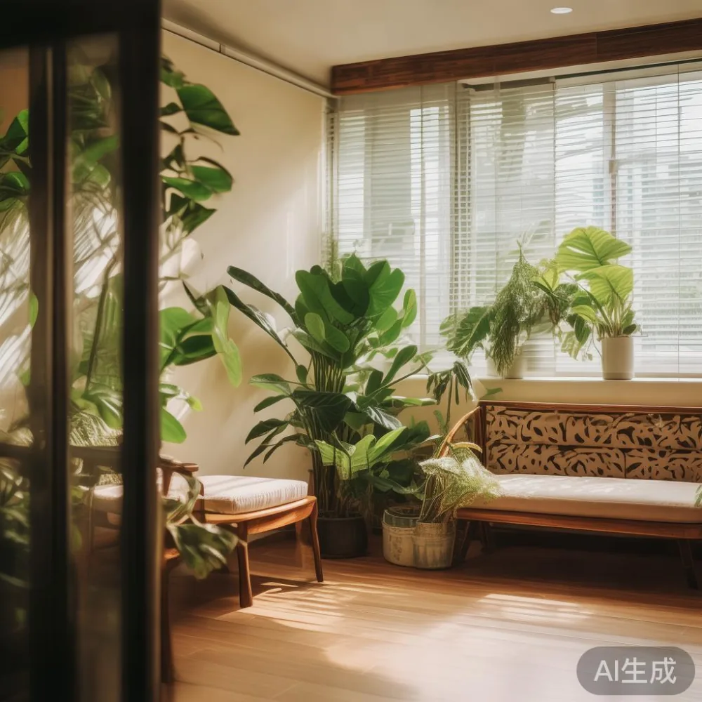 How to Match Furniture to a Warm Minimal Interior — A Singapore Guide  — corner of a small condo apartment with wooden fl