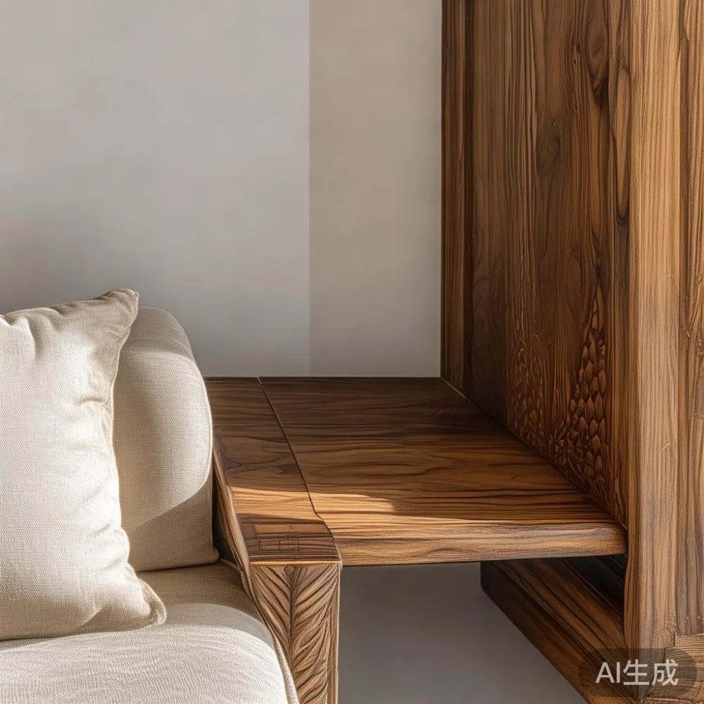 Price Dynamics of Solid Wood Furniture: Perfect for Singapore Homes — staged against a plain wall with a linen sofa ne